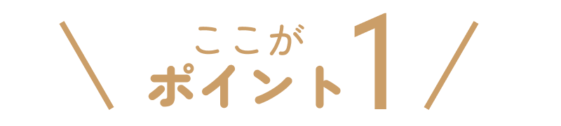ここがポイント