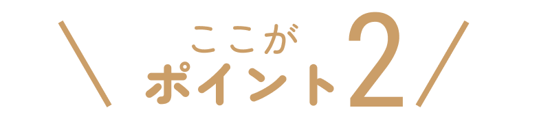 ここがポイント2