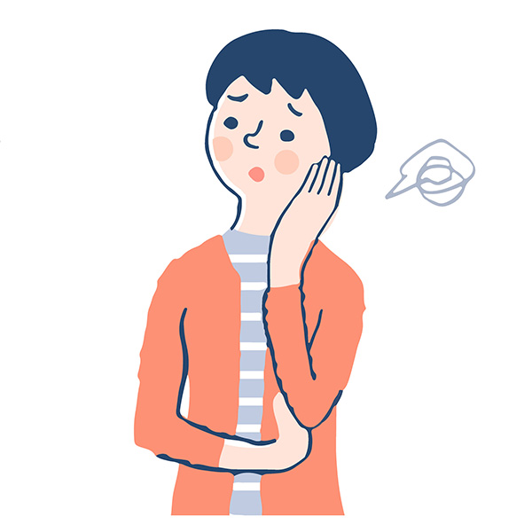 悩んでいる女性