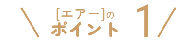 西川エアーのポイント1