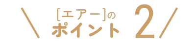 西川エアーのポイント2